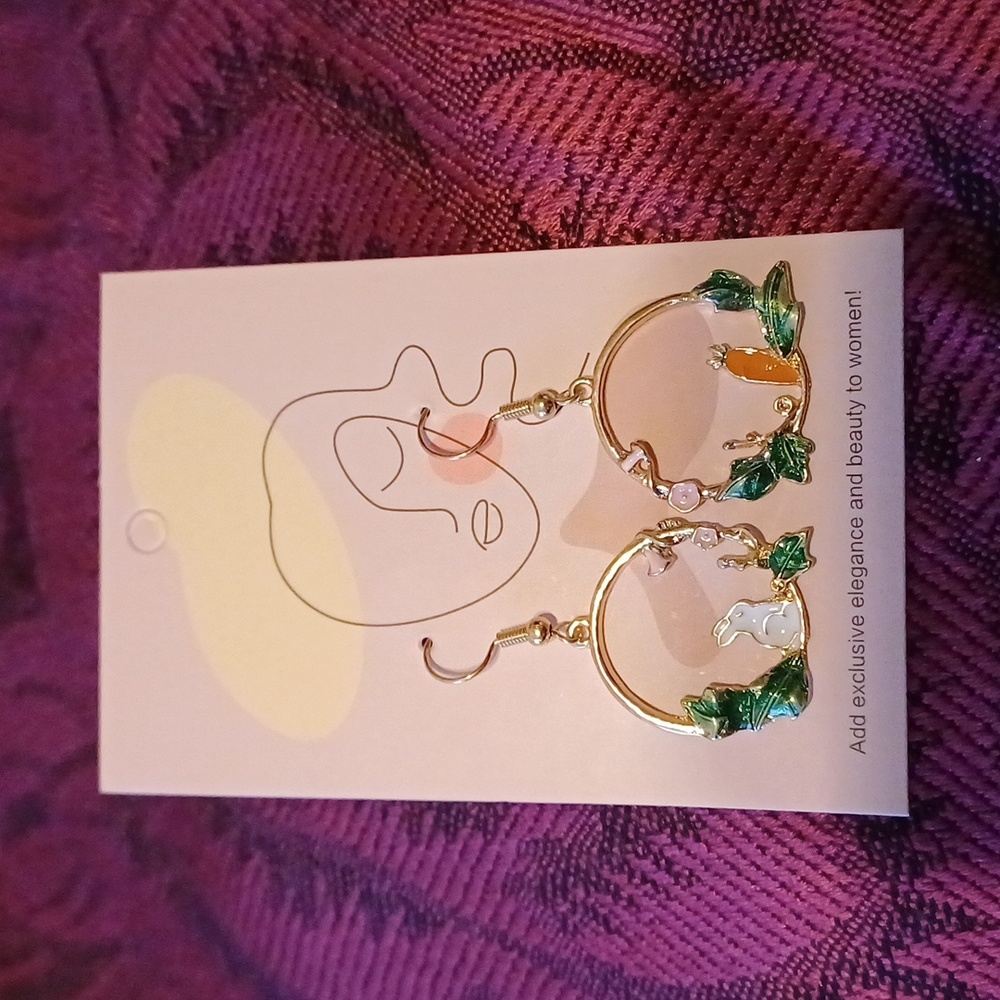 Rabbit earrings